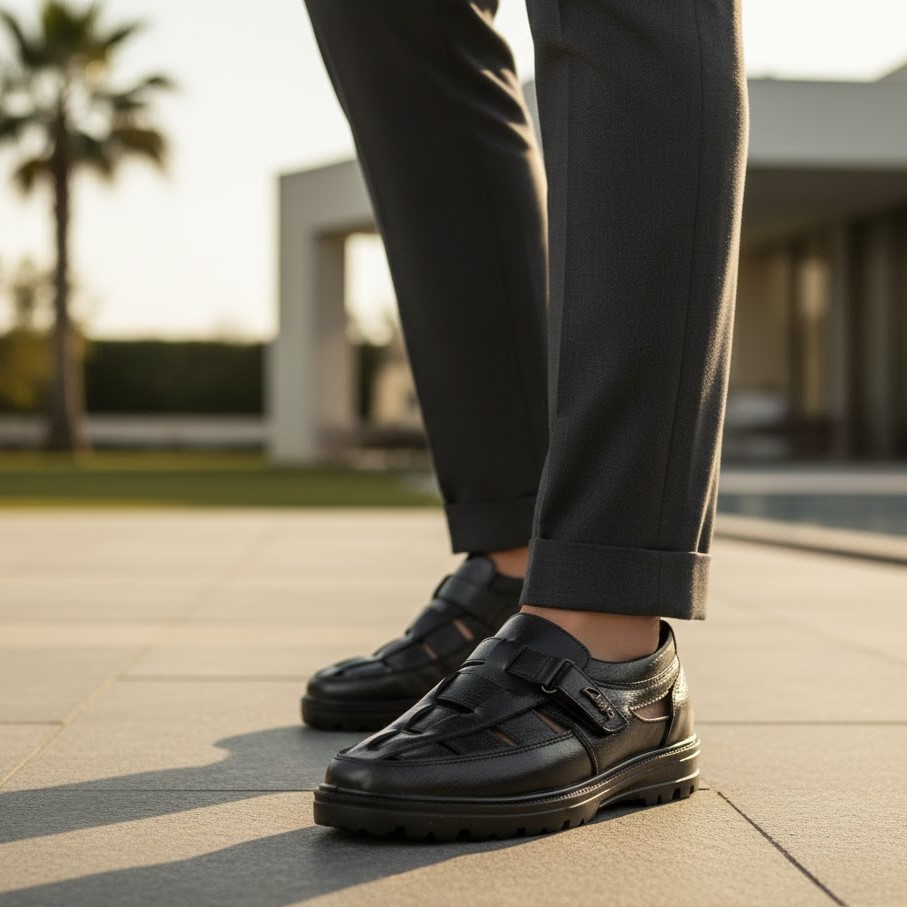 خرید آنلاین کفش مردانه تابستانه لودیک مدل سوگند فلوتر کد 01